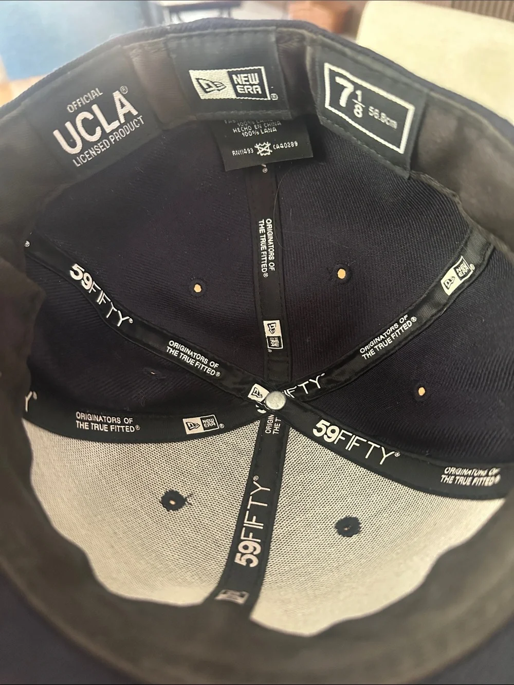 New Era Black Baseball Cap with Gold 'B' Logo